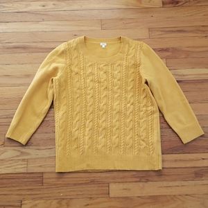 Jcrew cable knit sweater